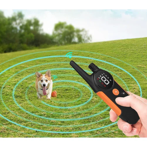 Powertech Ηλεκτρικό Κολάρο Εκπαίδευσης Σκύλου με Εμβέλεια 300m