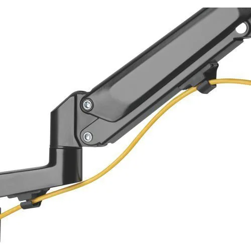 Brateck LDA33-222 Βάση Τηλεόρασης Τοίχου με Βραχίονα έως 43" και 23kg Ασημί