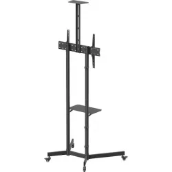 Brateck DTM-T1042T Βάση Τηλεόρασης Δαπέδου έως 70" και 45kg Ασημί