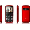 Powertech Sentry Eco Dual SIM Κινητό με Μεγάλα Κουμπιά (Ελληνικό Μενού) Κόκκινο