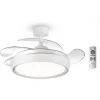 Bruno Ανεμιστήρας Οροφής 106.68cm με Φως και Τηλεχειριστήριο Λευκός