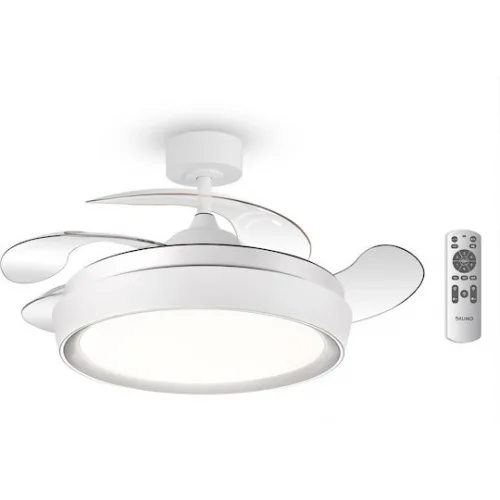 Bruno Ανεμιστήρας Οροφής 106.68cm με Φως και Τηλεχειριστήριο Λευκός