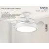 Bruno Ανεμιστήρας Οροφής 106.68cm με Φως και Τηλεχειριστήριο Λευκός