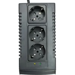 Powertech PT-AVR-1500 Compact Σταθεροποιητής Τάσης 1500VA με 3 Πρίζες Ρεύματος