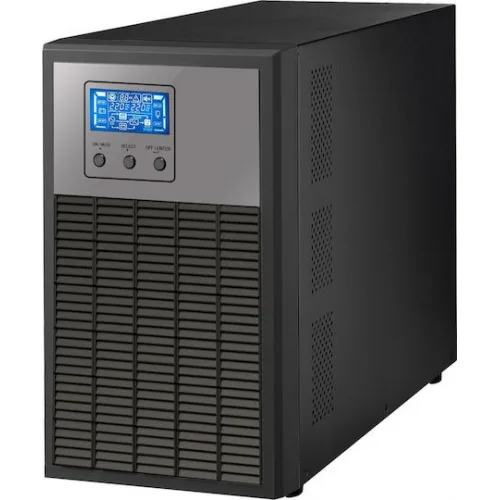 Powertech UPS On-Line 2000VA 1600W με 2 Schuko Πρίζες