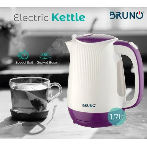 Bruno Βραστήρας 1.7lt 2200W Μωβ