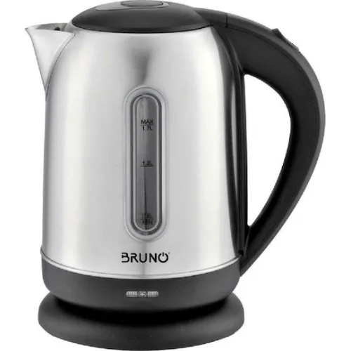 Bruno Βραστήρας 1.7lt 2200W Ασημί