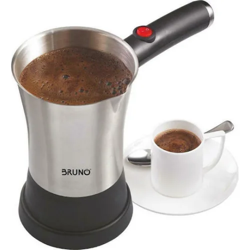Bruno Ηλεκτρικό Μπρίκι 800W με Χωρητικότητα 300ml Inox