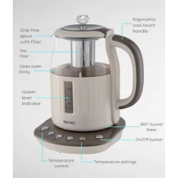 Bruno Βραστήρας 1.5lt 2200W Μπεζ