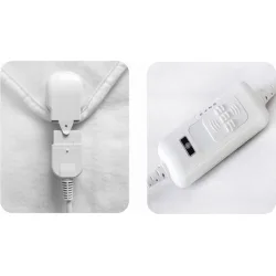 Bruno Μονό Ηλεκτρικό Υπόστρωμα Πλενόμενο Λευκό 60W 80x150εκ.