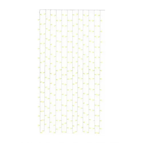 300 Λαμπάκια LED 4.1μ. x 250εκ. Λευκά USB τύπου Κουρτίνα