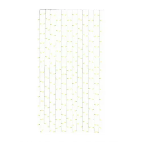 300 Λαμπάκια LED 4.1μ. x 250εκ. Λευκά USB τύπου Κουρτίνα