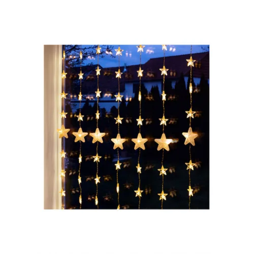 80 Λαμπάκια LED 6.05μ. Θερμό Λευκό τύπου Κουρτίνα