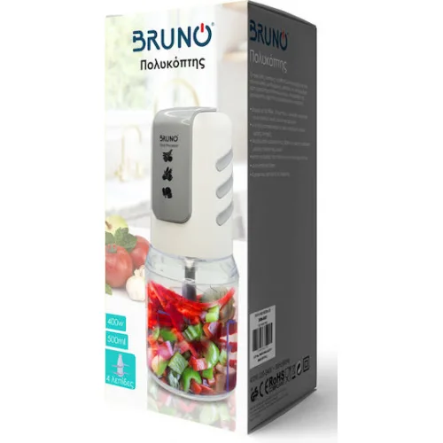 Bruno Πολυκόπτης Multi 400W με Δοχείο 500ml