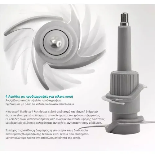 Bruno Πολυκόπτης Multi 400W με Δοχείο 500ml