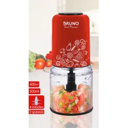 Bruno Πολυκόπτης Multi 400W με Δοχείο 500ml Bruno Πολυκόπτης Multi 400W με Δοχείο 500ml
