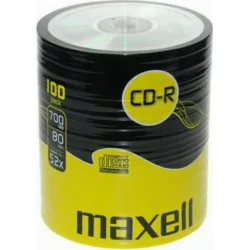 Maxell Εγγράψιμα CD-R 52x 700MB Cake Box 100τμχ Maxell Εγγράψιμα CD-R 52x 700MB Cake Box 100τμχ