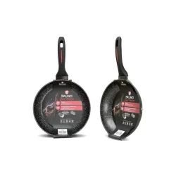 Bruno Αντικολλητικό Τηγάνι από Αλουμίνιο με Αντικολλητική Επίστρωση 24cm