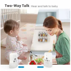 Powertech Ασύρματη Ενδοεπικοινωνία Μωρού με Αμφίδρομη Επικοινωνία