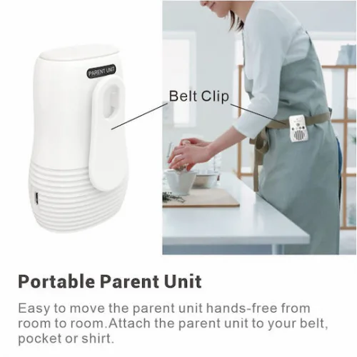 Powertech Ασύρματη Ενδοεπικοινωνία Μωρού με Αμφίδρομη Επικοινωνία