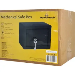 Powertech Χρηματοκιβώτιο με Κλειδί Μ23xΠ17xΥ17cm Βάρους 3.5kg