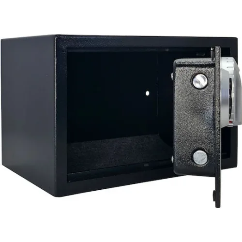 Powertech Χρηματοκιβώτιο με Κλειδί & Δακτυλικό Αποτύπωμα Μ31xΠ20xΥ20cm Βάρους 8kg