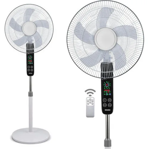 Bruno Ανεμιστήρας Ορθοστάτης 45W Διαμέτρου 43cm με Τηλεχειριστήριο