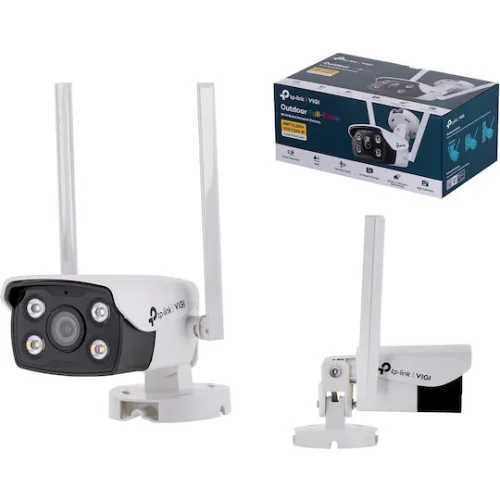 TP-LINK VIGI C340W v1 IP Κάμερα Παρακολούθησης Wi-Fi Full HD+ 4MP Αδιάβροχη με Αμφίδρομη Επικοινωνία και Φακό 4mm