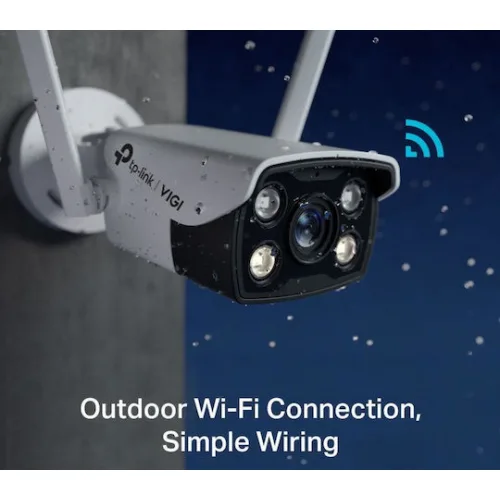 TP-LINK VIGI C340W v1 IP Κάμερα Παρακολούθησης Wi-Fi Full HD+ 4MP Αδιάβροχη με Αμφίδρομη Επικοινωνία και Φακό 4mm