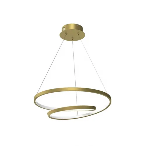 Powertech Κρεμαστό Φωτιστικό Χρυσό LED με Φυσικό Λευκό Φως 40x40εκ.