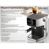 Bruno Μηχανή Espresso 950W Πίεσης 19bar 3 σε 1 Hot & Cold BRN-0224