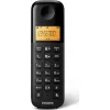 Philips D160 Ασύρματο Τηλέφωνο με Ελληνικό Μενού Μαύρο