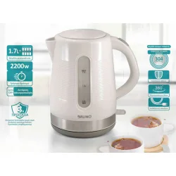 Bruno Βραστήρας 1.7lt 2200W Λευκός
