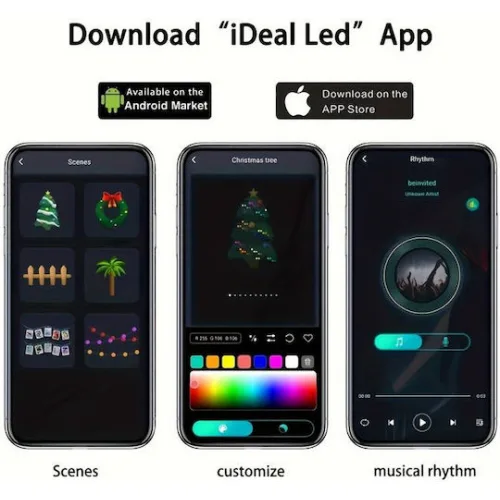 Powertech Smart Ταινία LED USB 5V RGB Φως 15m με Τροφοδοτικό & Τηλεχειριστήριο