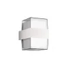 Powertech Επιτοίχια Εξωτερική Πλαφονιέρα LED IP65 14W με Ψυχρό Λευκό Φως 10.5x9.5x13εκ.