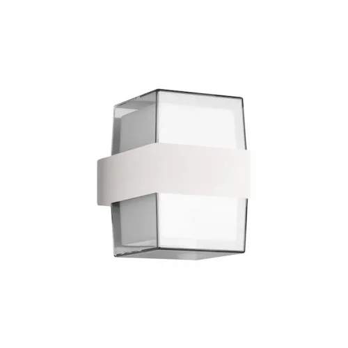 Powertech Επιτοίχια Εξωτερική Πλαφονιέρα LED IP65 14W με Ψυχρό Λευκό Φως 10.5x9.5x13εκ.