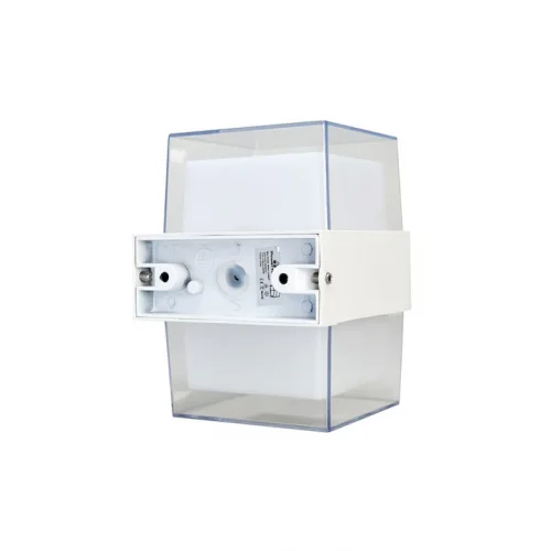 Powertech Επιτοίχια Εξωτερική Πλαφονιέρα LED IP65 14W με Ψυχρό Λευκό Φως 10.5x9.5x13εκ.