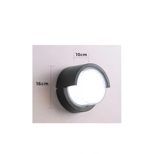 Powertech Επιτοίχιο Εξωτερικό Φωτιστικό LED IP65 12W με Ψυχρό Λευκό Φως 10x16.5εκ. Powertech Επιτοίχιο Εξωτερικό Φωτιστικό LED IP65 12W με Ψυχρό Λευκό Φως 10x16.5εκ.