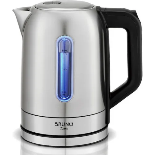 Bruno Βραστήρας 1.7lt 2200W Ασημί