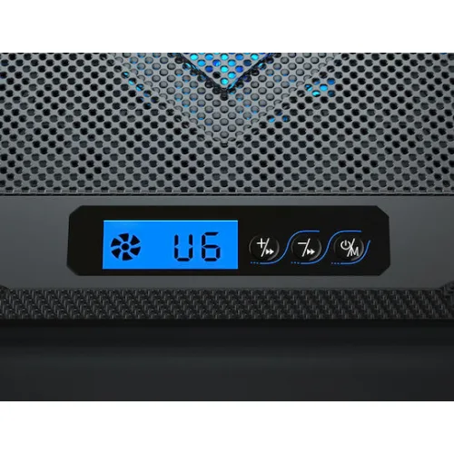 Powertech Cooling Pad για Laptop έως 15.6" με 2 Ανεμιστήρες και Φωτισμό