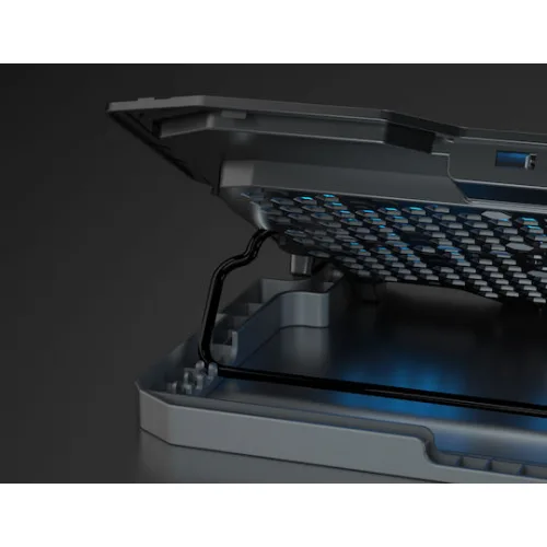 Powertech Cooling Pad για Laptop έως 15.6" με 2 Ανεμιστήρες και Φωτισμό