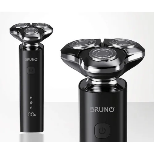 Bruno BRN-0223 Περιστρεφόμενη Ξυριστική Μηχανή Προσώπου / Σώματος Επαναφορτιζόμενη / Με Καλώδιο