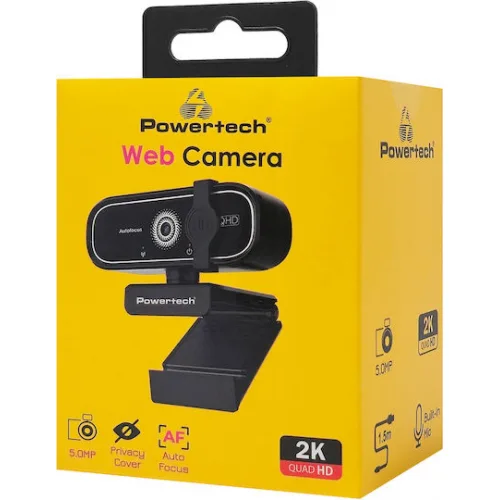 Powertech Web Camera 2K με Autofocus