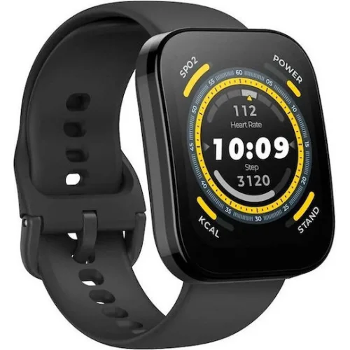 Amazfit Bip 5 46mm Smartwatch με Παλμογράφο (Soft Black)
