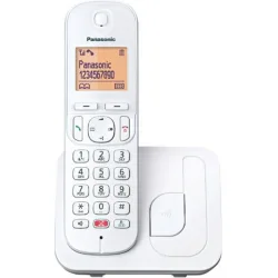 Panasonic KX-TGC250 Ασύρματο Τηλέφωνο με Ελληνικό Μενού Λευκό