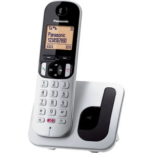 Panasonic KX-TGC250 Ασύρματο Τηλέφωνο με Ελληνικό Μενού Λευκό