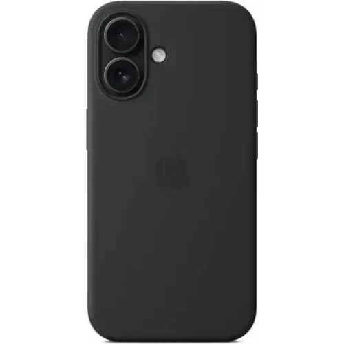 Apple Silicone Case with MagSafe Back Cover Σιλικόνης Μαύρο (iPhone 16)