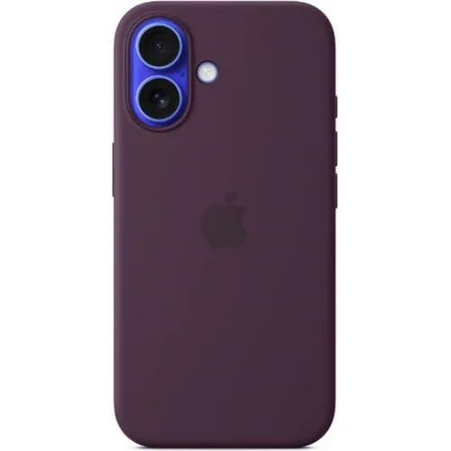 Apple Silicone Case with MagSafe Back Cover Σιλικόνης Plum (iPhone 16)