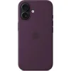 Apple Silicone Case with MagSafe Back Cover Σιλικόνης Plum (iPhone 16)