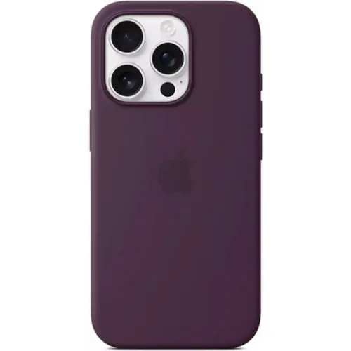 Apple Silicone Case with MagSafe Back Cover Σιλικόνης Plum (iPhone 16 Pro)